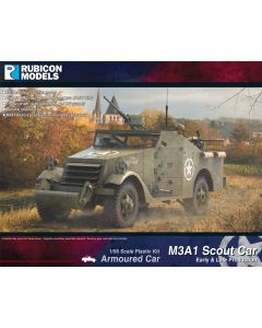 Rubicon Models M3A1 Scout Car (Early & Late Production) - 1/56 28mm Bolt Action 280083