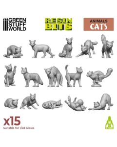 3D printed set - Cats - Green Stuff World