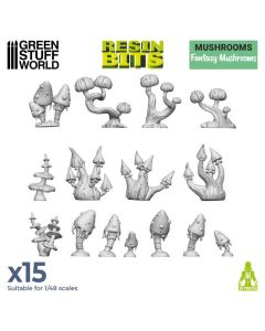 3D printed set - Fantasy Mushrooms - Green Stuff World