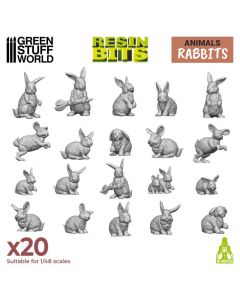 3D printed set - Rabbits - Green Stuff World