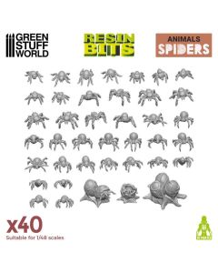 3D printed set - Small Spiders - Green Stuff World