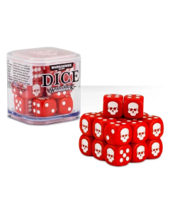 Warhammer 12mm Dice Cube - 20 Dice - RED