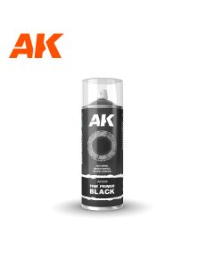 Fine Primer Black - Spray 400ml (Includes 2 nozzles) - AK Interactive
