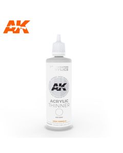 AK Interactive 100ml Acrylic Thinner 3rd Gen
