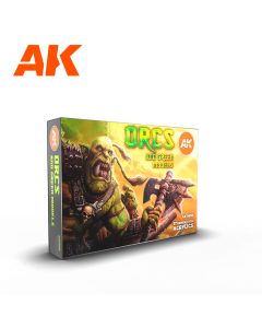 Orcs And Green Creatures 3rd Gen Acrylic Set AK Interactive - AK11600
