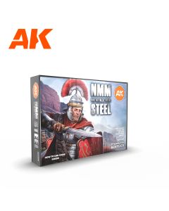 Non Metallic Metal: Steel 3rd Gen Acrylic Set AK Interactive - AK11601