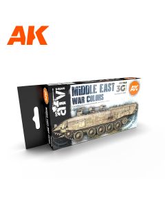 Middle East War Colors Paint Set - AK Interactive - AK11648