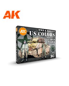 WWII & Modern US Colors - Signature Set By Adam Wilder - AK Interactive - AK11763