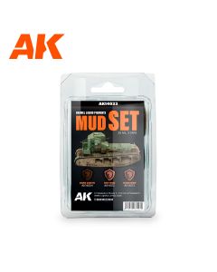 MUD SET - Liquid Pigment - AK Interactive - AK14033