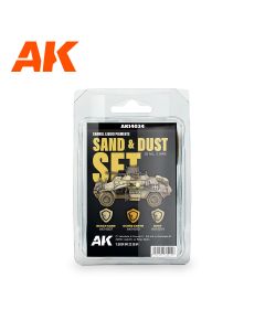 SAND & DUST SET - Liquid Pigment- AK Interactive - AK14034