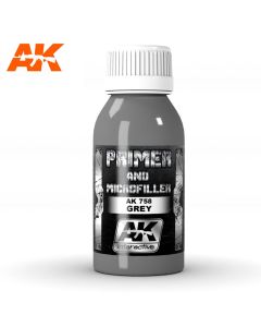 Grey Primer And Microfiller AK Interactive AK758