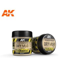 Splatter Effects Dry Mud - 100Ml (Acrylic) - AK8027 - AK Interactive