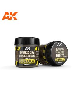 Dark & Dry Crackle Effects - 100Ml (Acrylic) - AK8032 - AK Interactive
