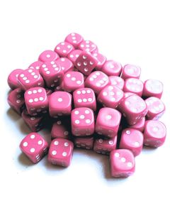 12mm Dice - Pack Of 20 - Pink