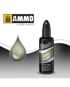 Dark Green Acrylic Shader Ammo By Mig 10ml - MIG866