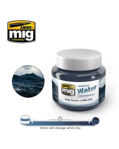 Acrylic Water - Deep Oceans 250ml Ammo By Mig - MIG2200
