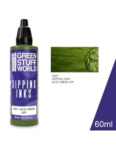 Dipping Ink 60 Ml - Acid Green Dip - Green Stuff World