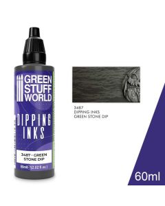 Dipping ink 60 ml - BLACK GREEN STONE DIP - Green Stuff World - 3487