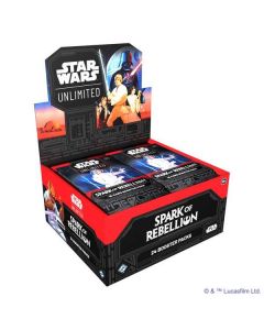 Star Wars: Unlimited Spark of Rebellion Booster Display Box (24 Packs)