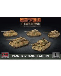 Panzer IV Tank Platoon - Flames of War