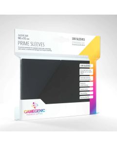 Prime Card Sleeves - Black (100) 66x91mm - GGS11018ML