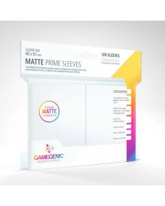 Matte Prime Card Sleeves - White (100) 66x91mm - GGS11029ML