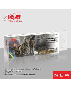 ICM Acrylic Paint Set For Armed Forces Of Ukraine - 3041