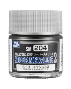 Super Metallic II – Super Stainless 10ml Mr Hobby - SM-204