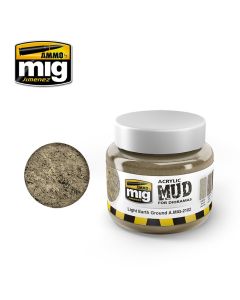 Acrylic Mud - Light Earth Ground 250ml Ammo By Mig - MIG2102