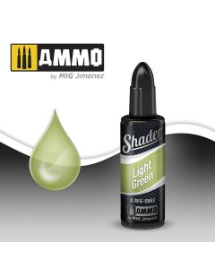 Light Green Acrylic Shader Ammo By Mig 10ml - MIG863