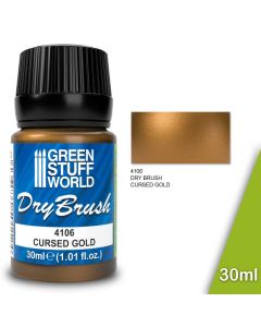 Metallic Dry Brush - CURSED GOLD 30 ml - Green Stuff World