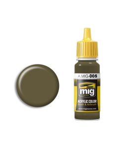 RAL 7008 Graugrün 17ml  - Ammo By Mig - MIG005