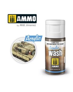 Acrylic Wash Brown Wash for Sand Ammo By Mig - MIG707