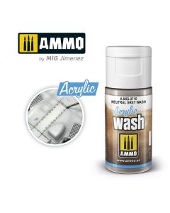 Acrylic Wash Neutral Grey Wash Ammo By Mig - MIG710