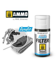 Acrylic Filter Night Black 15ml Ammo By Mig - MIG802