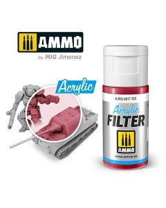 Acrylic Filter Red 15ml Ammo By Mig - MIG817