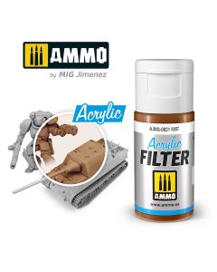 Acrylic Filter Rust 15ml Ammo By Mig - MIG821