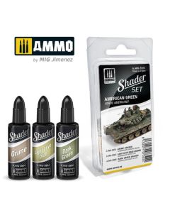 Shader Set American Green Ammo By Mig - MIG7322