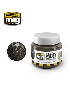 Acrylic Mud - Muddy Ground 250ml Ammo By Mig - MIG2105