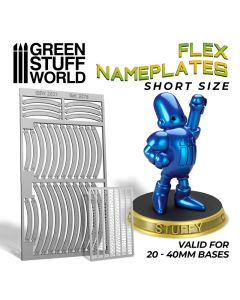NAME PLATES - Short - Green Stuff World - 3276