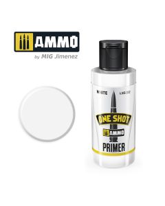 White One Shot Primer 60ml Ammo By Mig - MIG2022