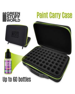 Paint Transport Case With Foam With 60 Holes For Paint Pots (Green) - Green Stuff World