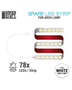 Replacement LED Strip for Arch Lamp - Faded White - Green Stuff World