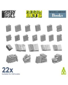 3D Printed Set - Resin Books - Green Stuff World
