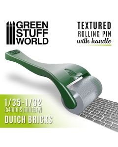 Rolling pin with Handle - Dutch Bricks - Green Stuff World - 10490