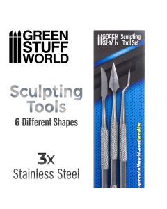 Green Stuff World 3x Sculpting Tools - GSW-1011