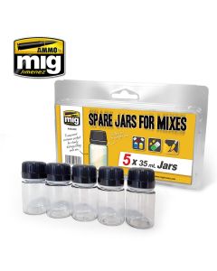 Spare Jars For Mixers 35ml Ammo By Mig - MIG8033
