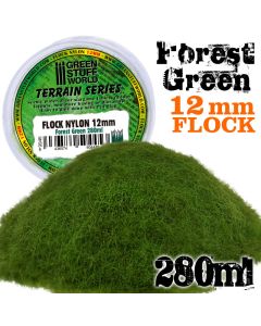 Static Grass Flock - Forest Green 12mm - 280Ml - Green Stuff World