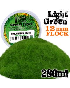 Static Grass Flock - Light Green 12mm - 280Ml - Green Stuff World