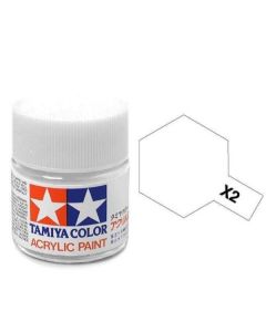 Tamiya Acrylic Mini X-2 White Paint